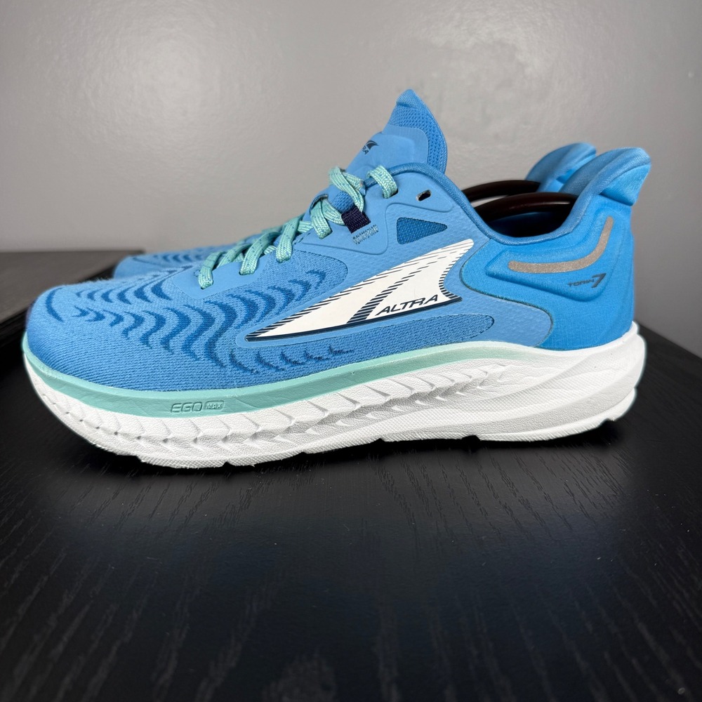 Altra Torin 7 Running Shoes Womens 8 Wide Marina Blue Road Walking No Insoles